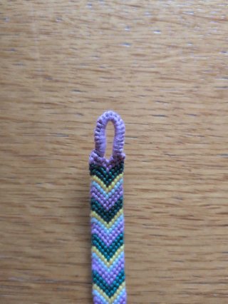 Braccialetto fatto a mano chevron