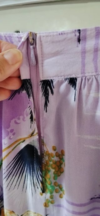 Falda midi vintage