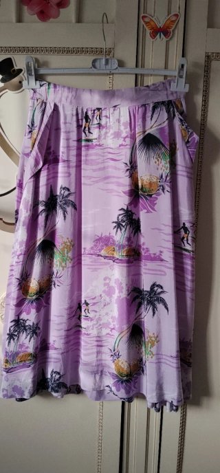 Falda midi vintage