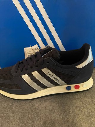 Adidas LA Trainer Scarpe Blu/Argento Tg 42