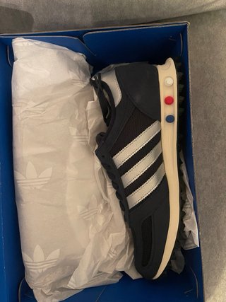 Adidas LA Trainer Scarpe Blu/Argento Tg 42