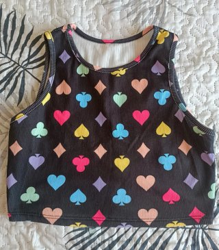 Lote 4 tops verano Bershka Talla S