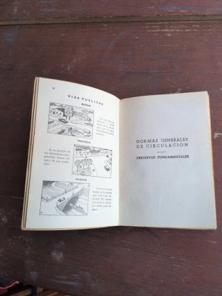 Libro examen de conducir de 1962