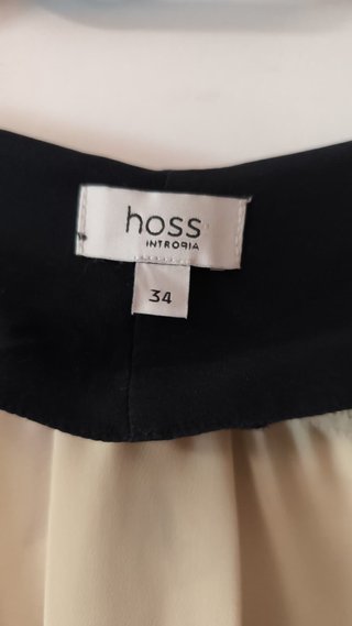 Vestido Hoss Intropia Seda Estampado Floral T.34