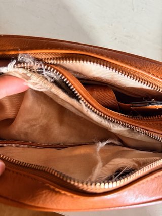 Bolso bandolera mujer marrón
