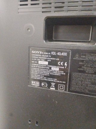 Sony Bravia KDL-40L4000 TV 40 pulgadas