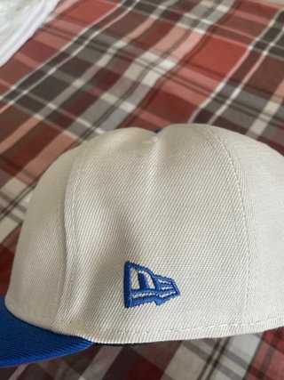 Gorra New Era LA Blanca y Azul