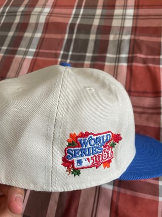 Gorra New Era LA Blanca y Azul