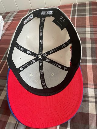 Gorra New Era LA Blanca y Azul