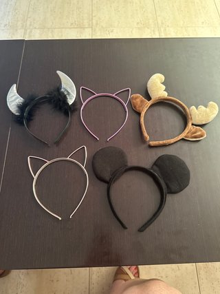 Lote diademas NUEVAS (Cuerno, Gato, Reno, Mickey)