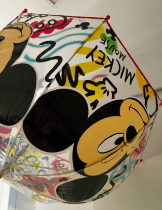 Paraguas Disney Mickey Mouse sin usar
