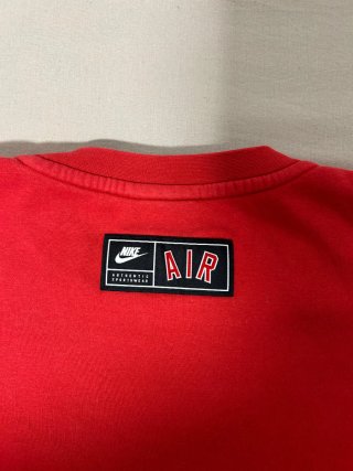 Sudadera Nike Air Roja Y2K Vintage