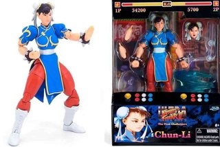 Street fighter 2: Chun-Li blue dress dx figure