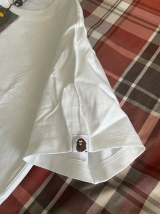 Camiseta BAPE Pink Camo Ape Head Blanca