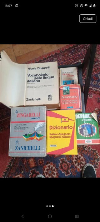 Set 6 Vocabolari Zingarelli e Dizionari