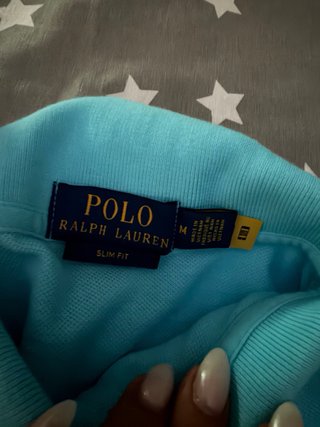 Polo Ralph Lauren Slim Fit M Turquesa