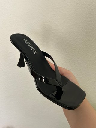 Sandalias tacón negras SHEIN Talla 38