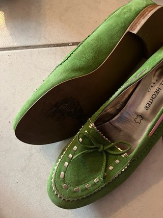 Mocasines Daniel Hechter Verdes Talla 37