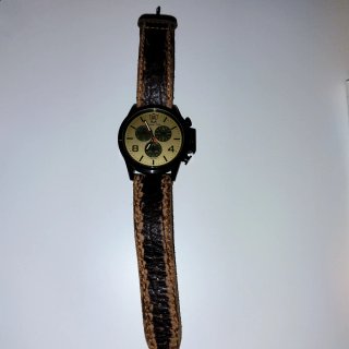 Reloj Massimo Dutti Negro y Beige
