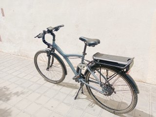 Bicicleta Eléctrica Gris ,