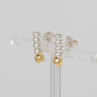 Pendientes Tous Trepadores Bicolor en plata 925