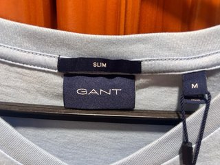 Camiseta Gant Slim Fit Azul Talla M
