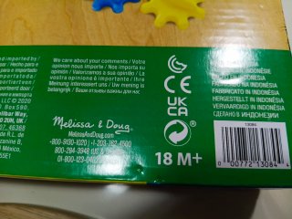 Juego Oruga Melissa & Doug Engranajes
