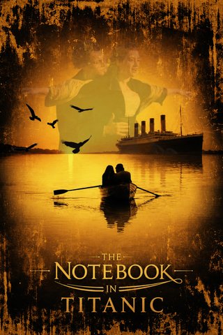 Póster El Diario de Noah en Titanic