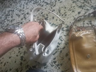 Lote 3 bolsos: Prada blanco y más