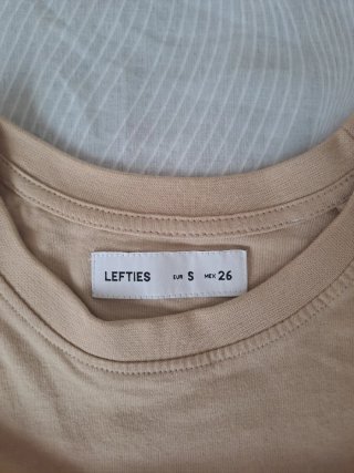 Camiseta Lefties niña beige