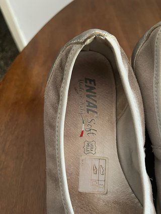 Scarpe Enval Soft donna beige/argento