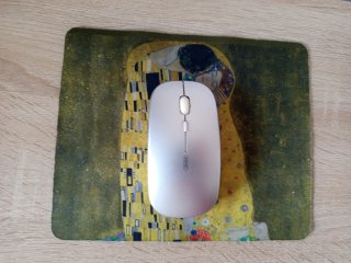 Ratón inalámbrico y alfombrilla Klimt