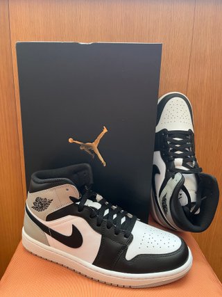 Nike Air Jordan 1 Mid Shadow Gris/Blanco