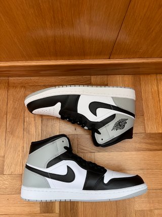 Nike Air Jordan 1 Mid Shadow Gris/Blanco