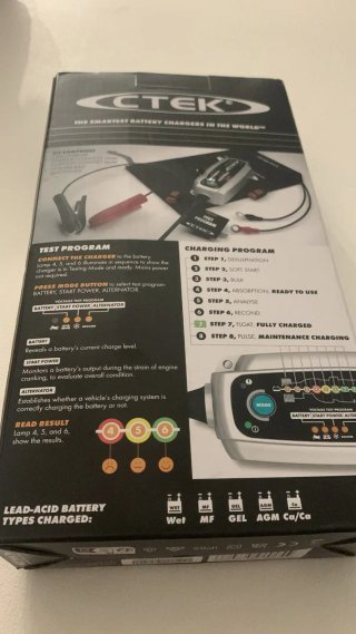 Cargador y Tester Batería CTEK MXS 5.0,no garantia