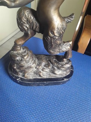 Scultura bronzo Fauno danzante