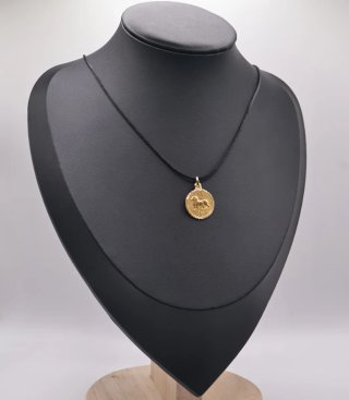 Medalla Signo Leo Oro 18k