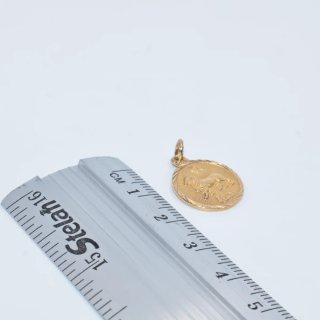 Medalla Signo Leo Oro 18k