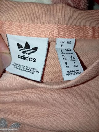 Camiseta corta Adidas rosa
