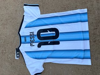 Camiseta Argentina Messi Mundial 2022