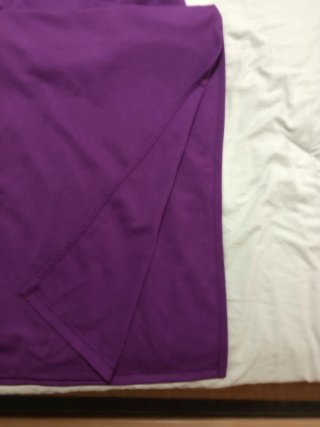 Elegante vestido morado para dama de ho