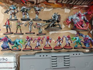 Zombicide Invader pintado y enfundado