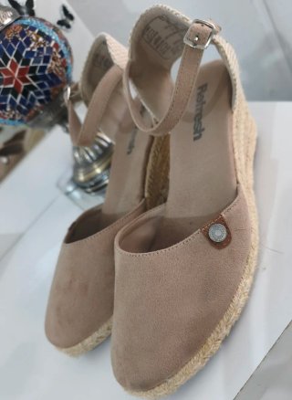Sandalias esparto beige