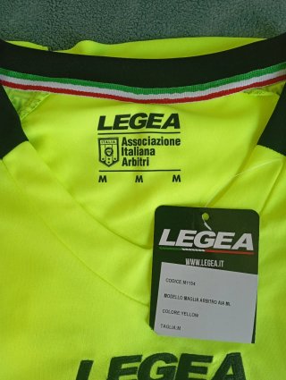 Camisola árbitro LEGEA amarela fluorescente
