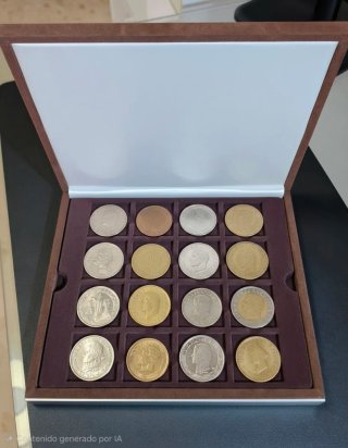 Estuche para monedas coleccionables