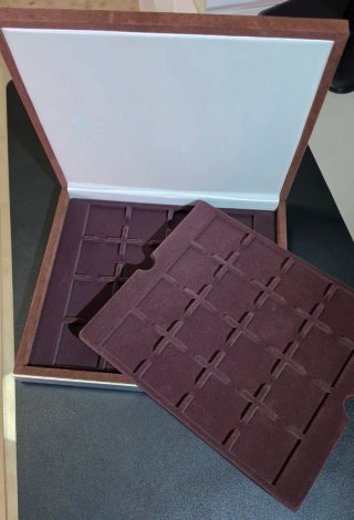 Estuche para monedas coleccionables