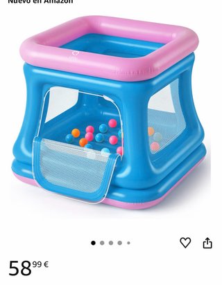 Parque infantil hinchable con piscina de bolas