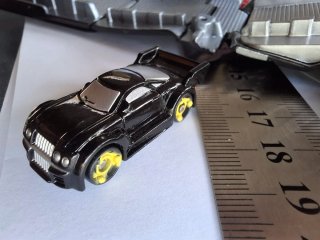 Micro Machines Hasbro 2003 Coche Negro Accesorios