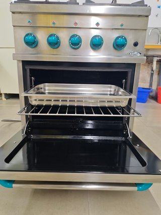 Cocina Industrial MBM 4 Fuegos + Horno