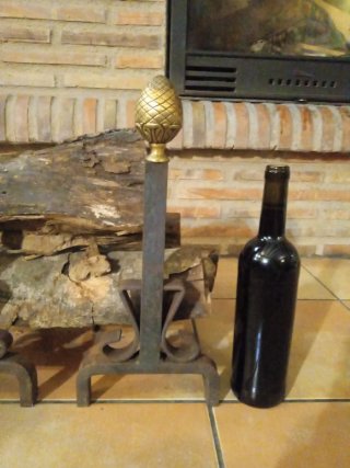 Morillos de chimenea antiguos